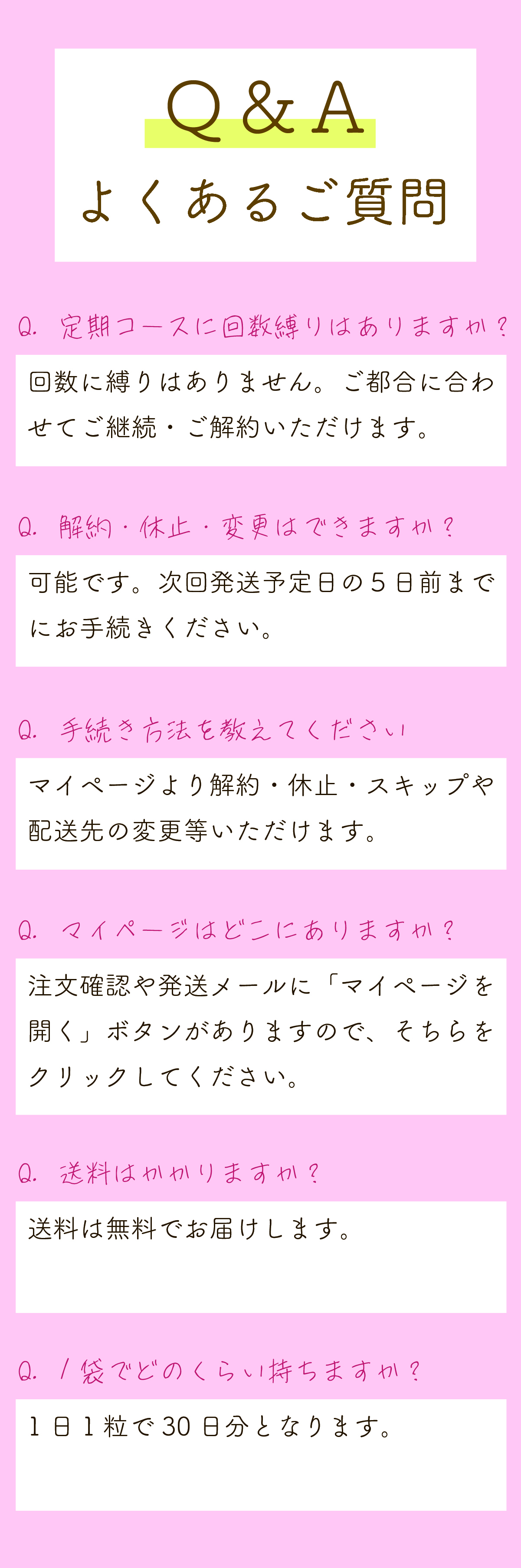 スーパー馬プラセンタのよくある質問